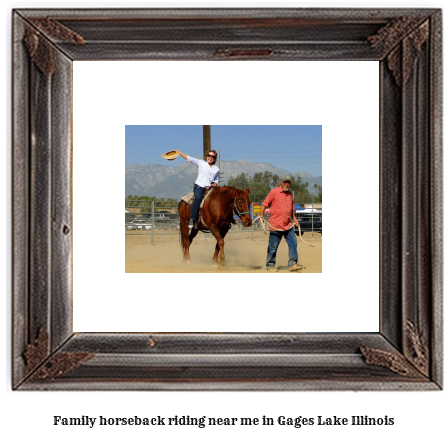 family horseback riding near me in Gages Lake, Illinois